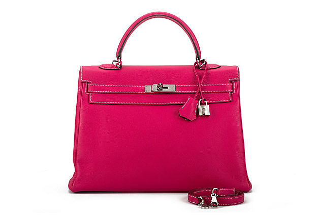 Hermes Kelly Candy Rose Tyrien Handbag Travel Bag