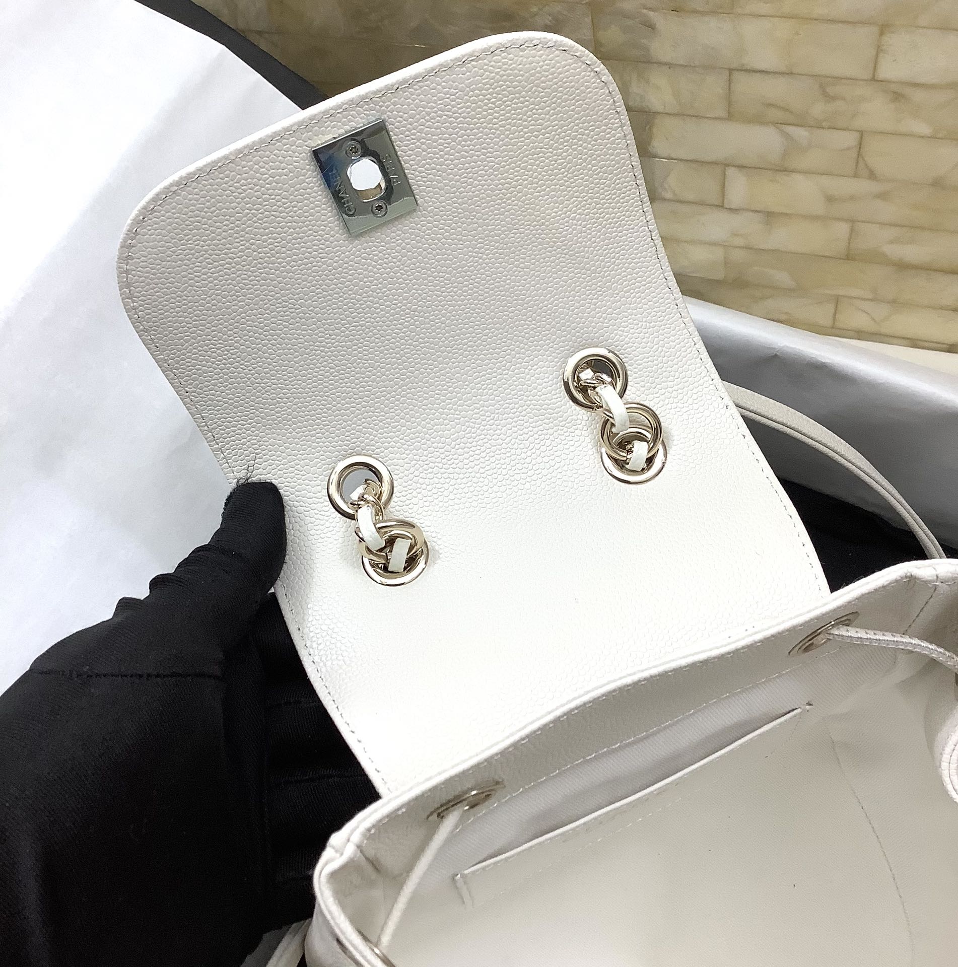 Chlsmall Affinity Backpack For Women Bags White