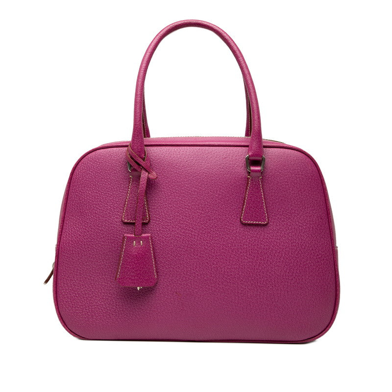 Prada Triangle Handbag Leather Logo Travel Bag Leather Handbag 1