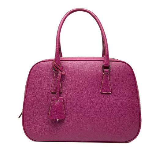 Prada Triangle Handbag Leather Logo Travel Bag Leather Handbag 1