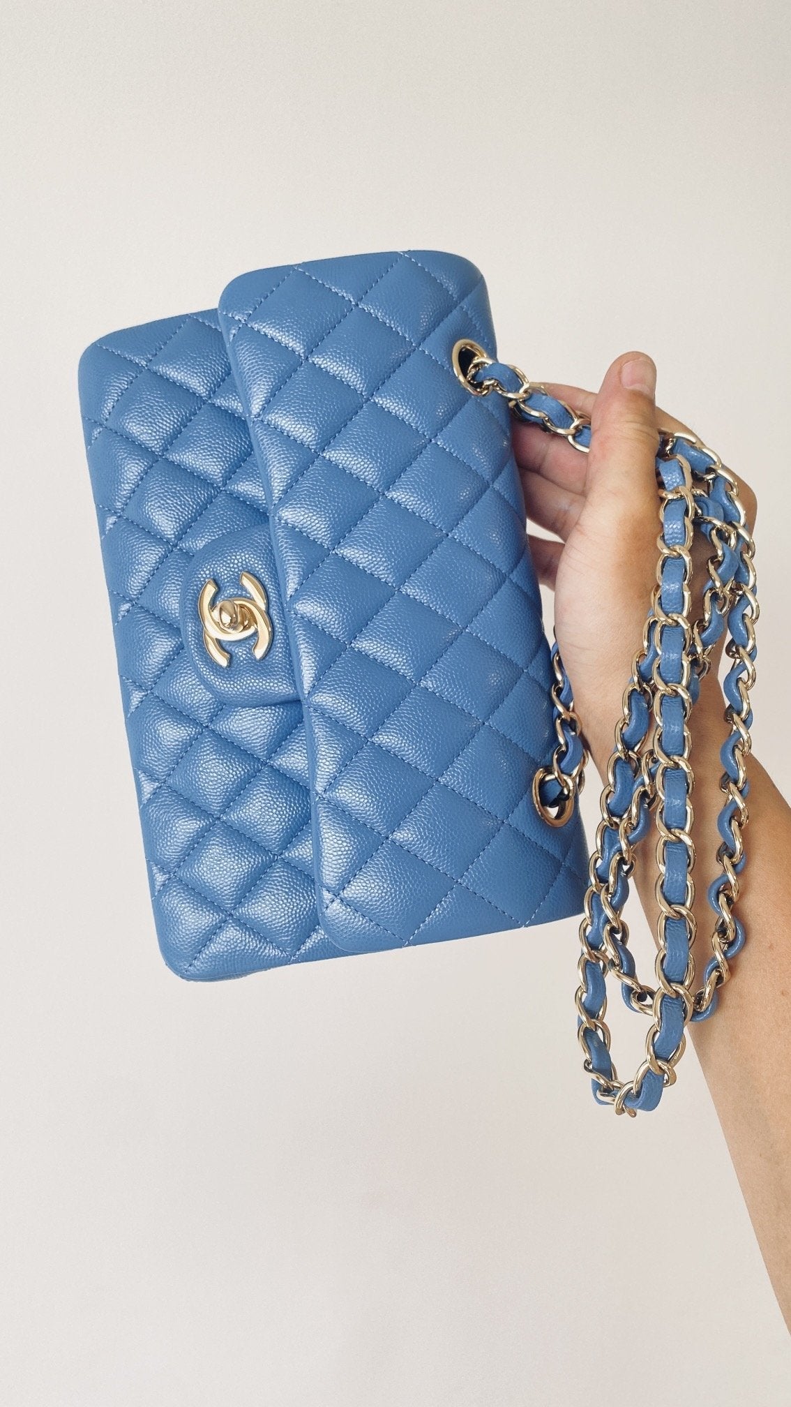 Chlsmall Classic Handbag For Women Bags Blue Travel Bag