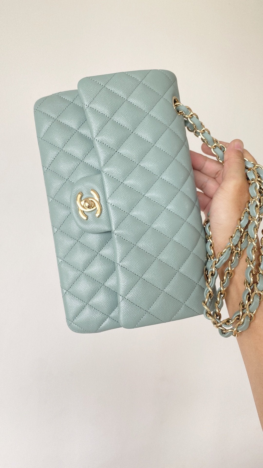 Chlsmall Classic Handbag Light For Women Bags Green Travel Bag