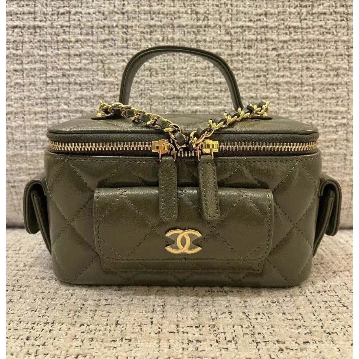 Chlvanity Bag With Strap Dark For Women Green Travel Bag