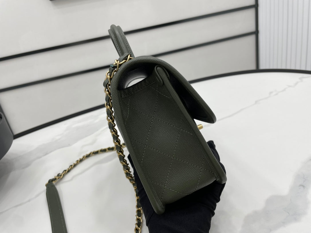 CHL 22K Dark 9.8in 25cm Green Travel Bag