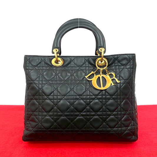 Dior Christian Lady Handbag Leather Travel Bag Leather Handbag 1