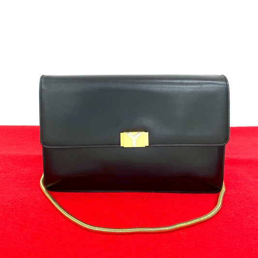 YSL Saint Laurent Yves Shoulder Bag Leather Shoulder Bag 10