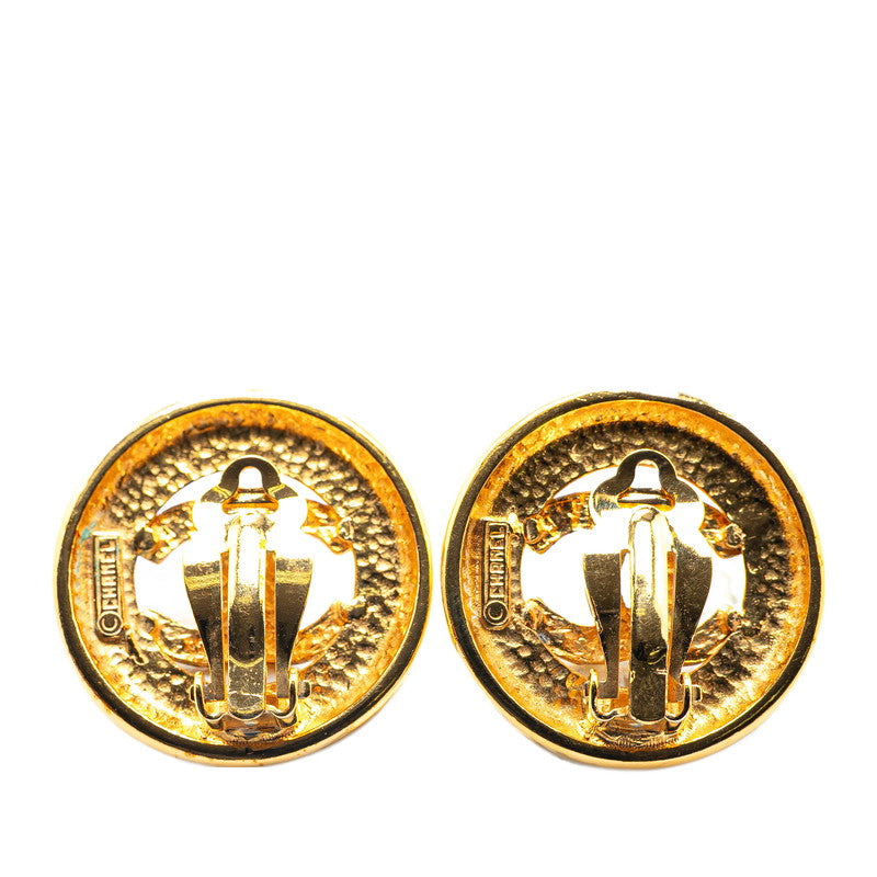 Gold Plated Coco Mark Earrings Jewelry Daily