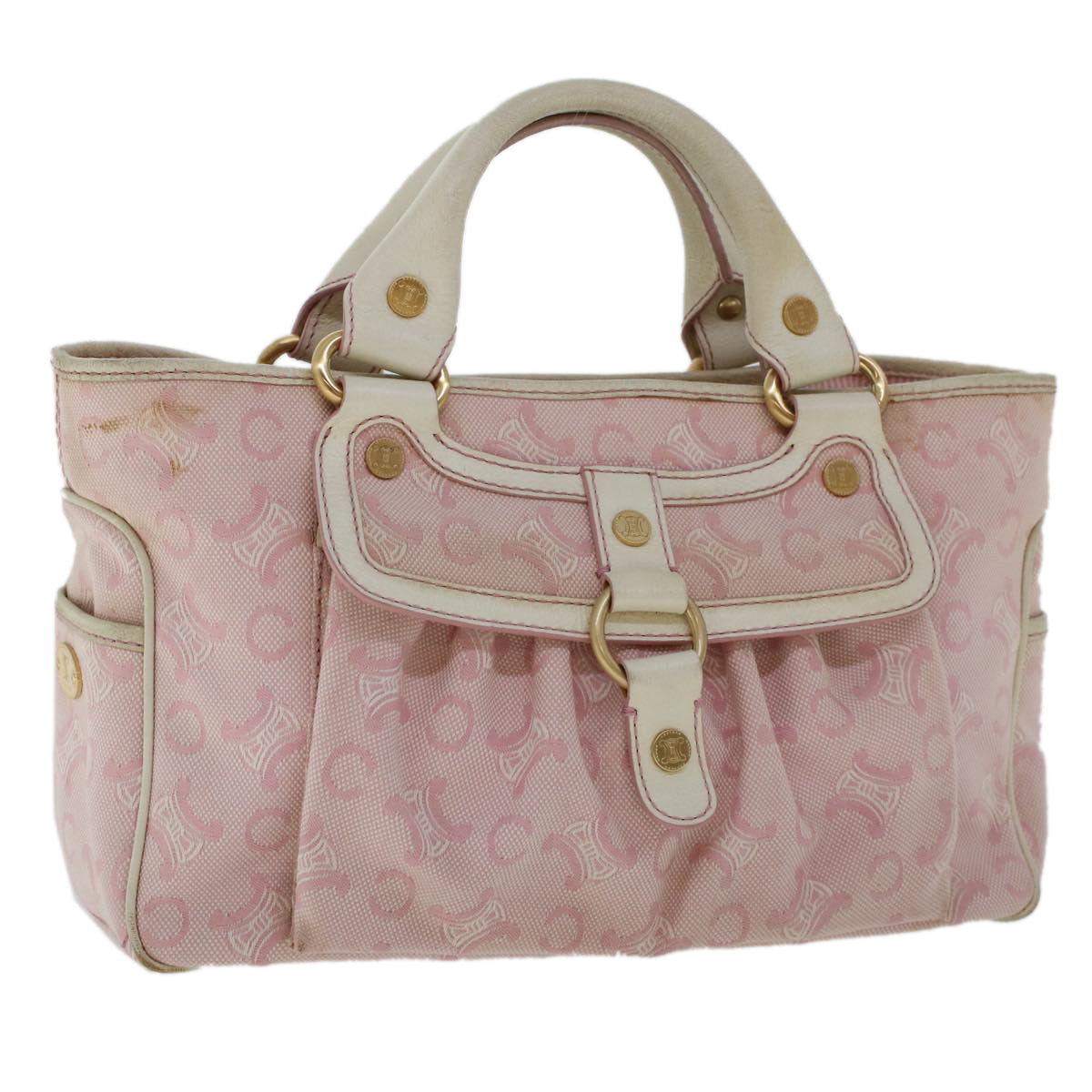Luxury C Macadam Hand Bag Yb Leather Canvas Travel Bag