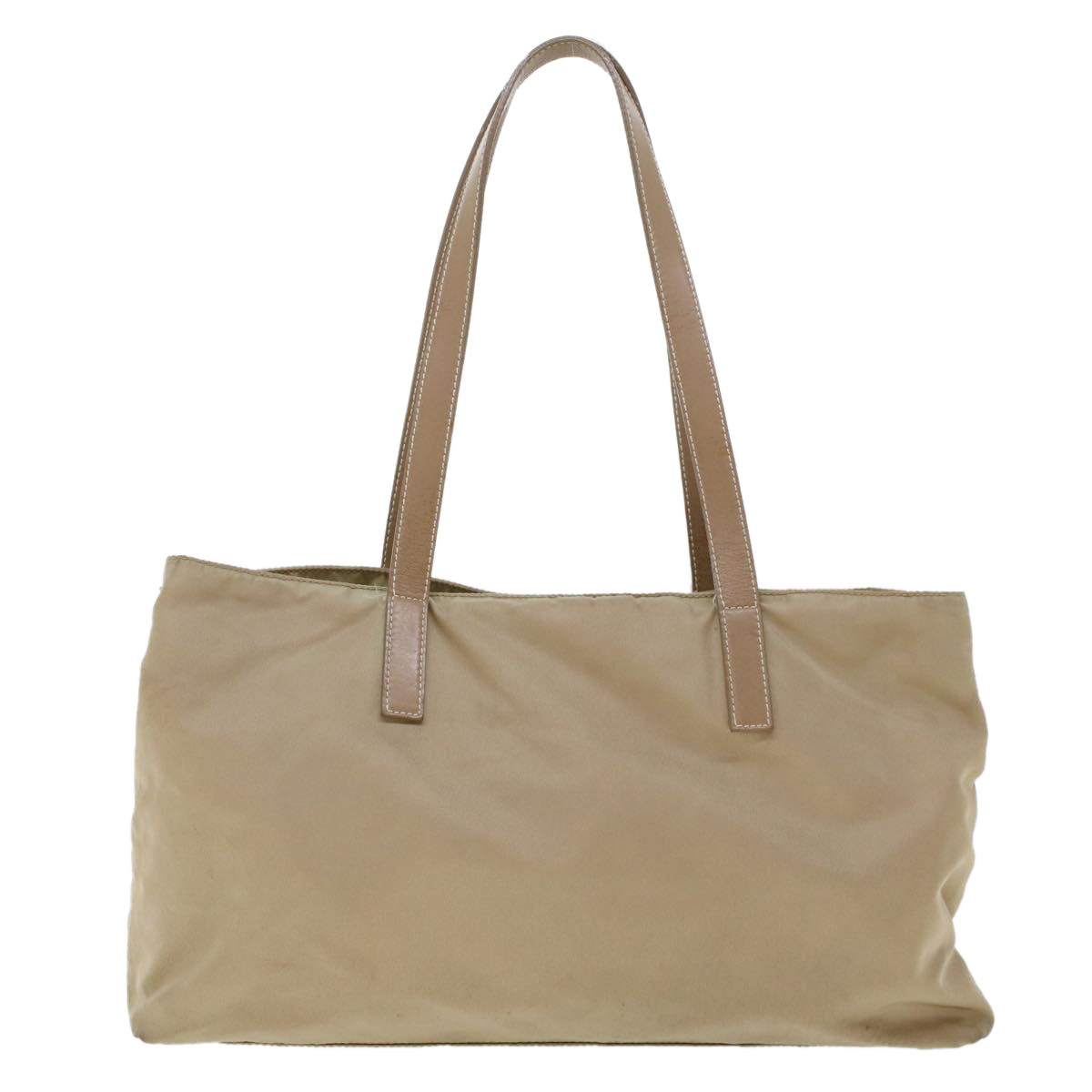 Prada Tote Bag Nylon Beige Nylon Beige Yb174