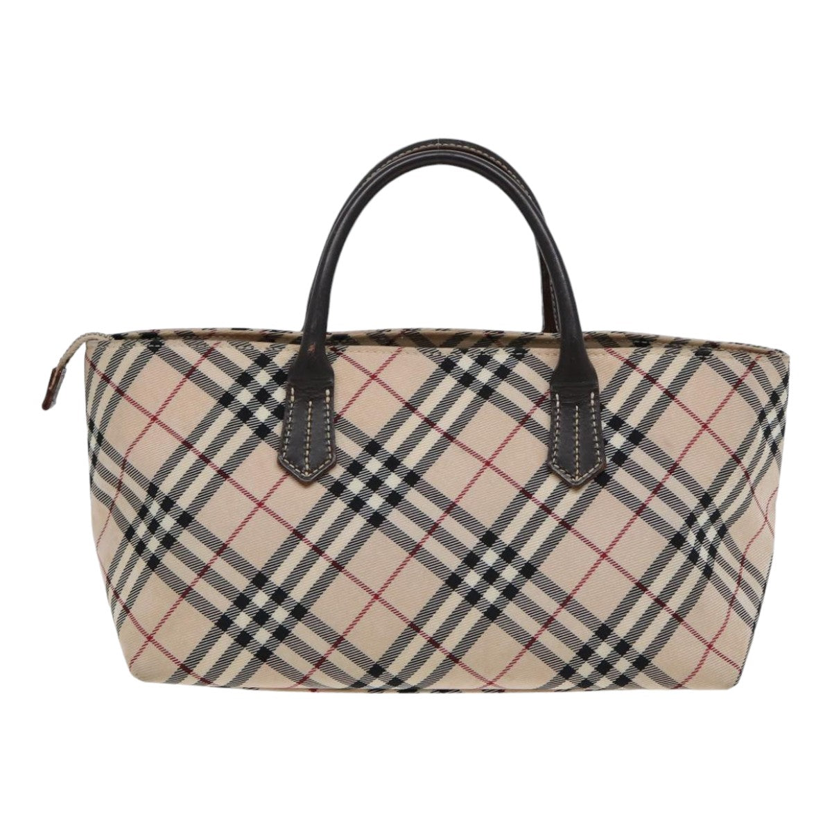 Burberry Luxury ss Nova Check Hand Bag Auth Yb587 Canvas Beige Travel Bag