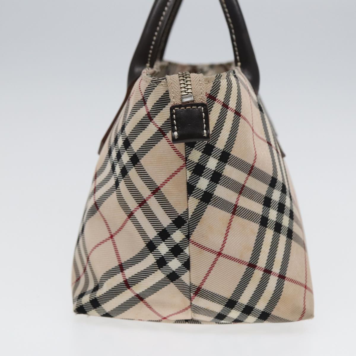 Burberry Luxury ss Nova Check Hand Bag Auth Yb587 Canvas Beige Travel Bag