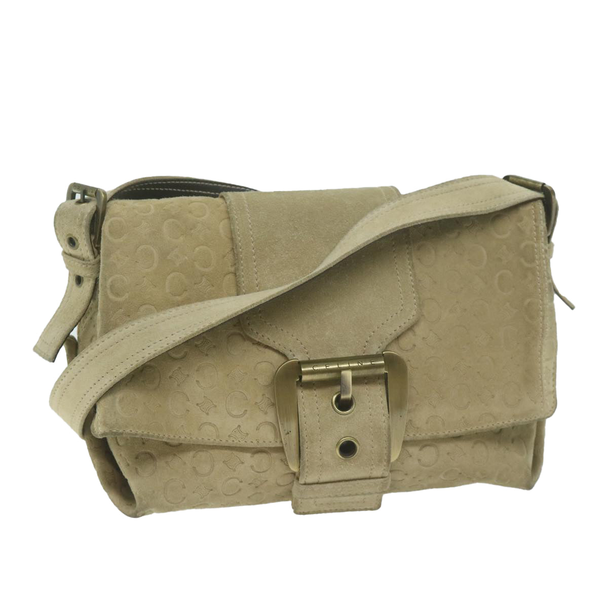 Luxury C Macadam Shoulder Bag Canvas Suede