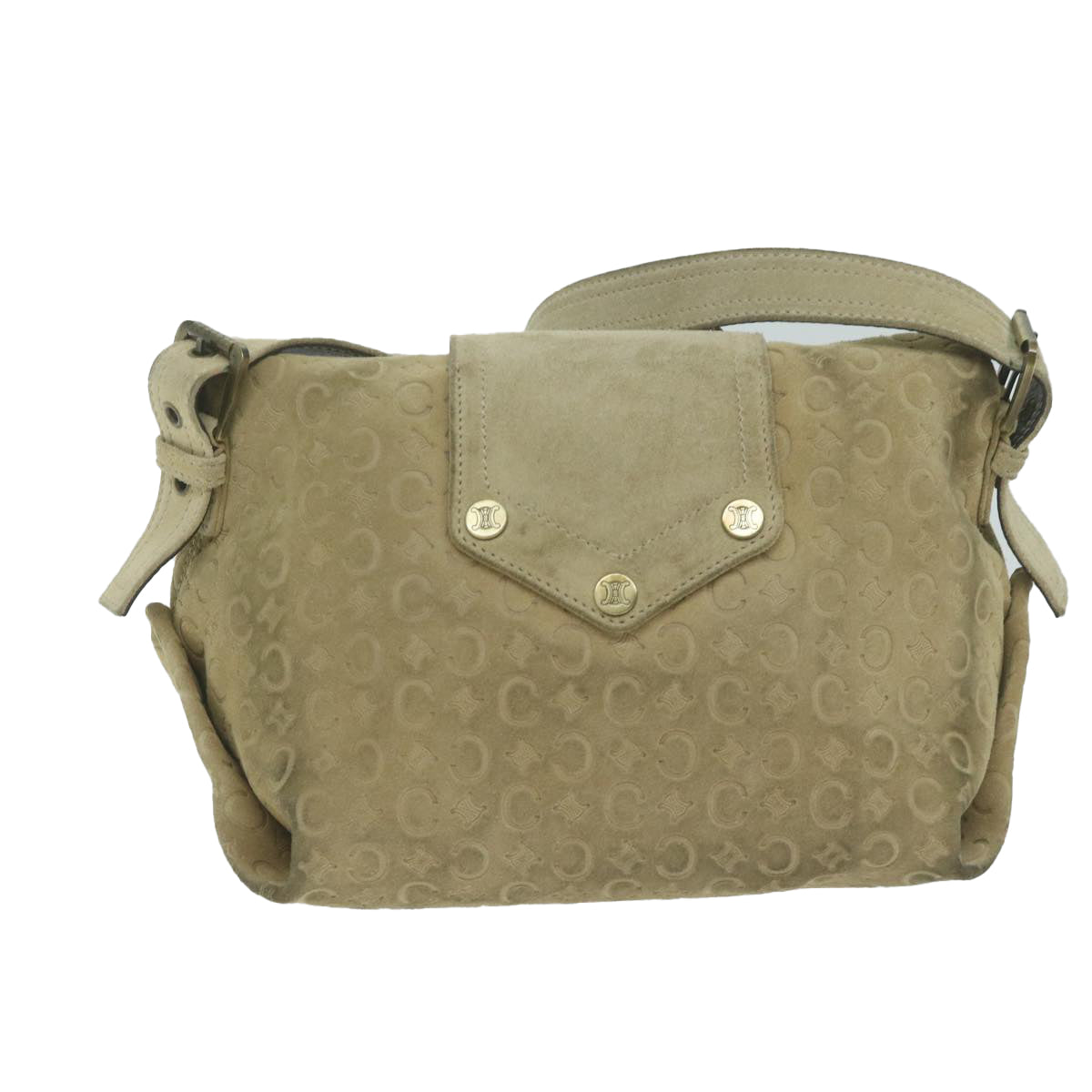 Luxury C Macadam Shoulder Bag Canvas Suede