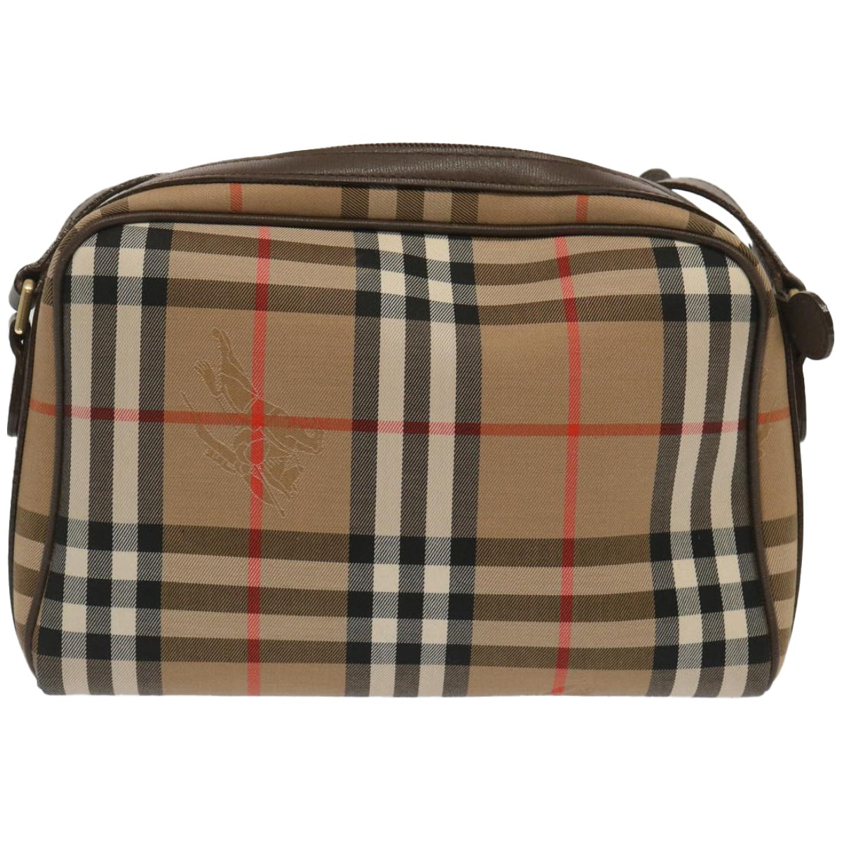 Burberry Luxury ss Nova Check Shoulder Bag Auth Yk10796 Canvas Beige