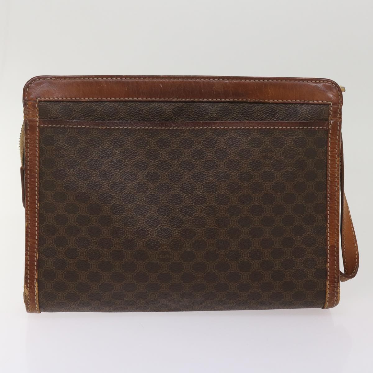 Luxury Macadam Clutch Bag Shoulder Bag Pvc Canvas Brown