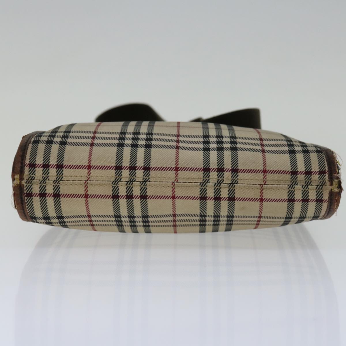 Burberry Luxury Nova Check Shoulder Bag Auth Yk11382 Canvas Brown Beige