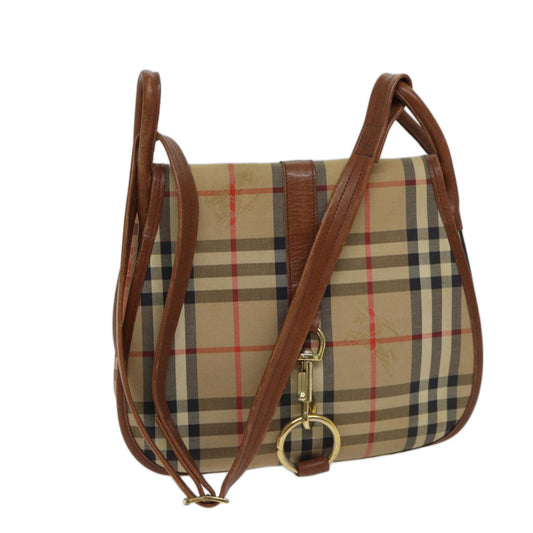 Burberry Luxury ss Nova Check Shoulder Bag Auth Yk11775 Canvas Brown
