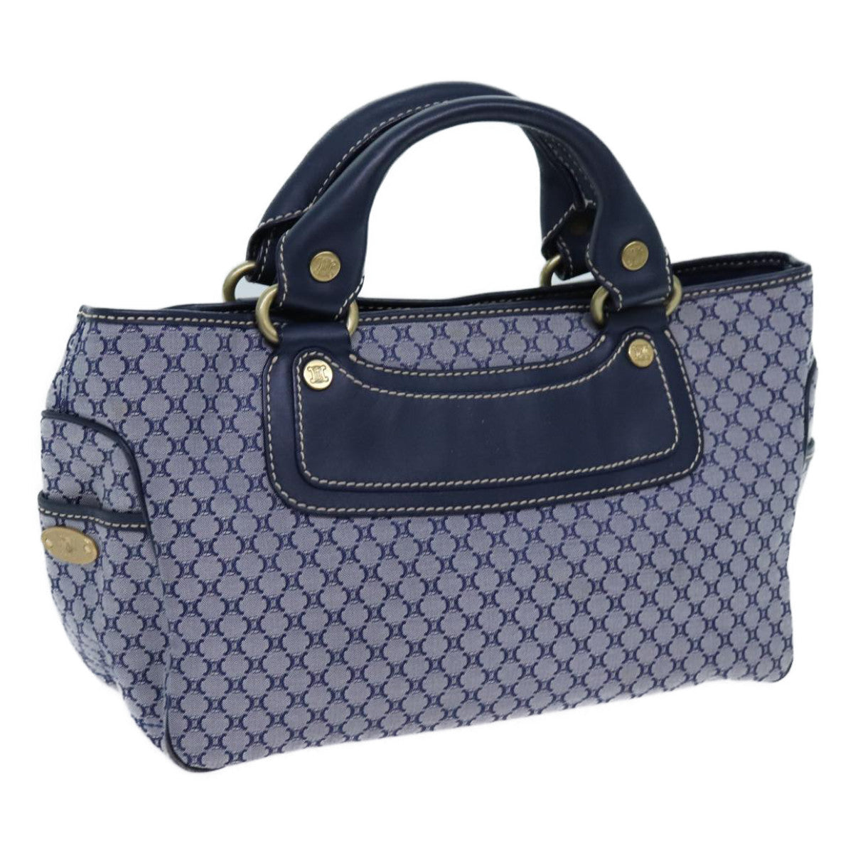Luxury Macadam Boogie Bag Hand Bag Navy Canvas Travel Bag