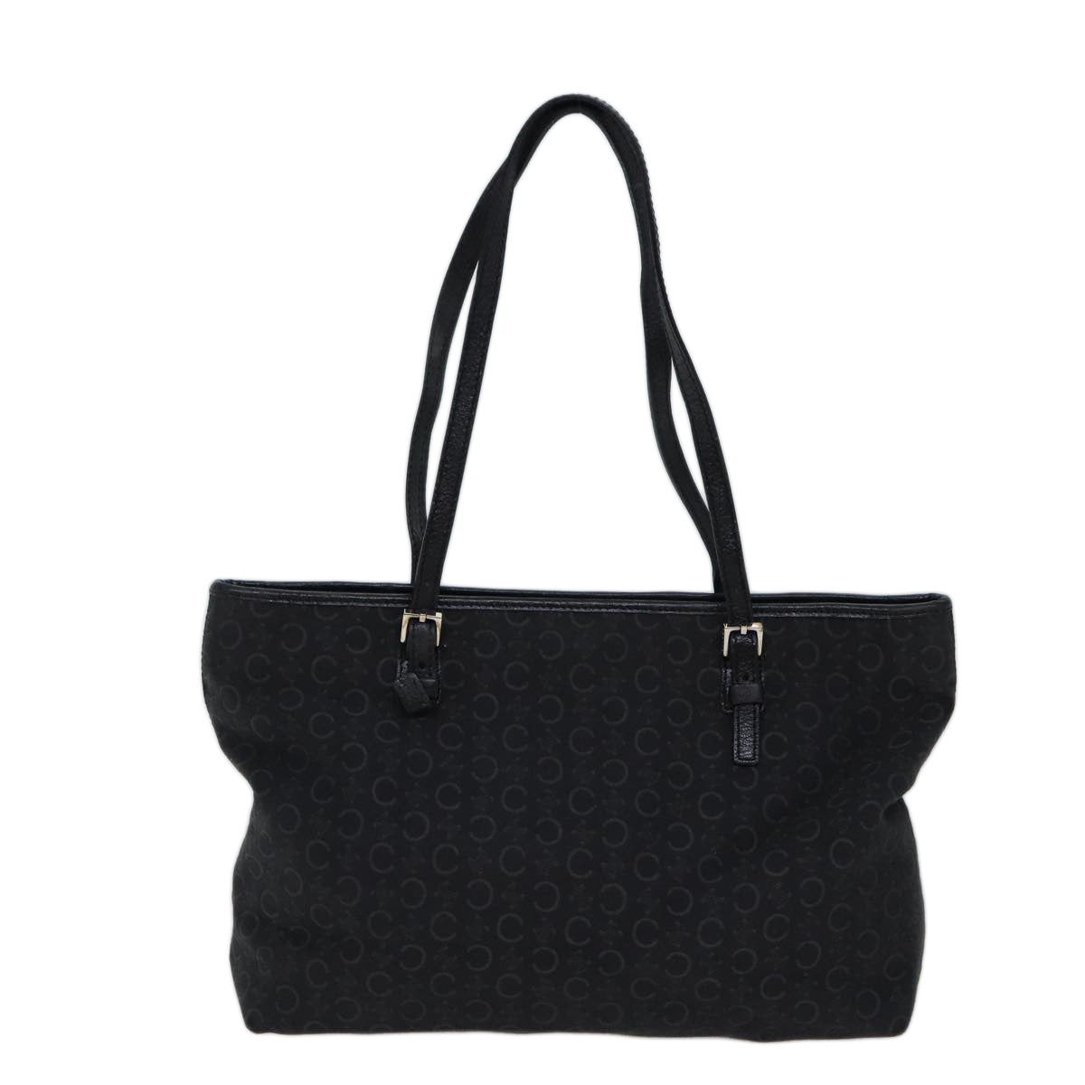 Luxury C Macadam Tote Bag Canvas Black
