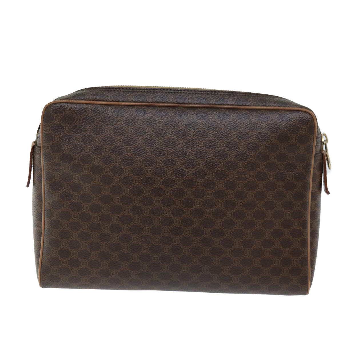 Luxury Macadam Clutch Bag Pvc Canvas Brown Pvc Brown