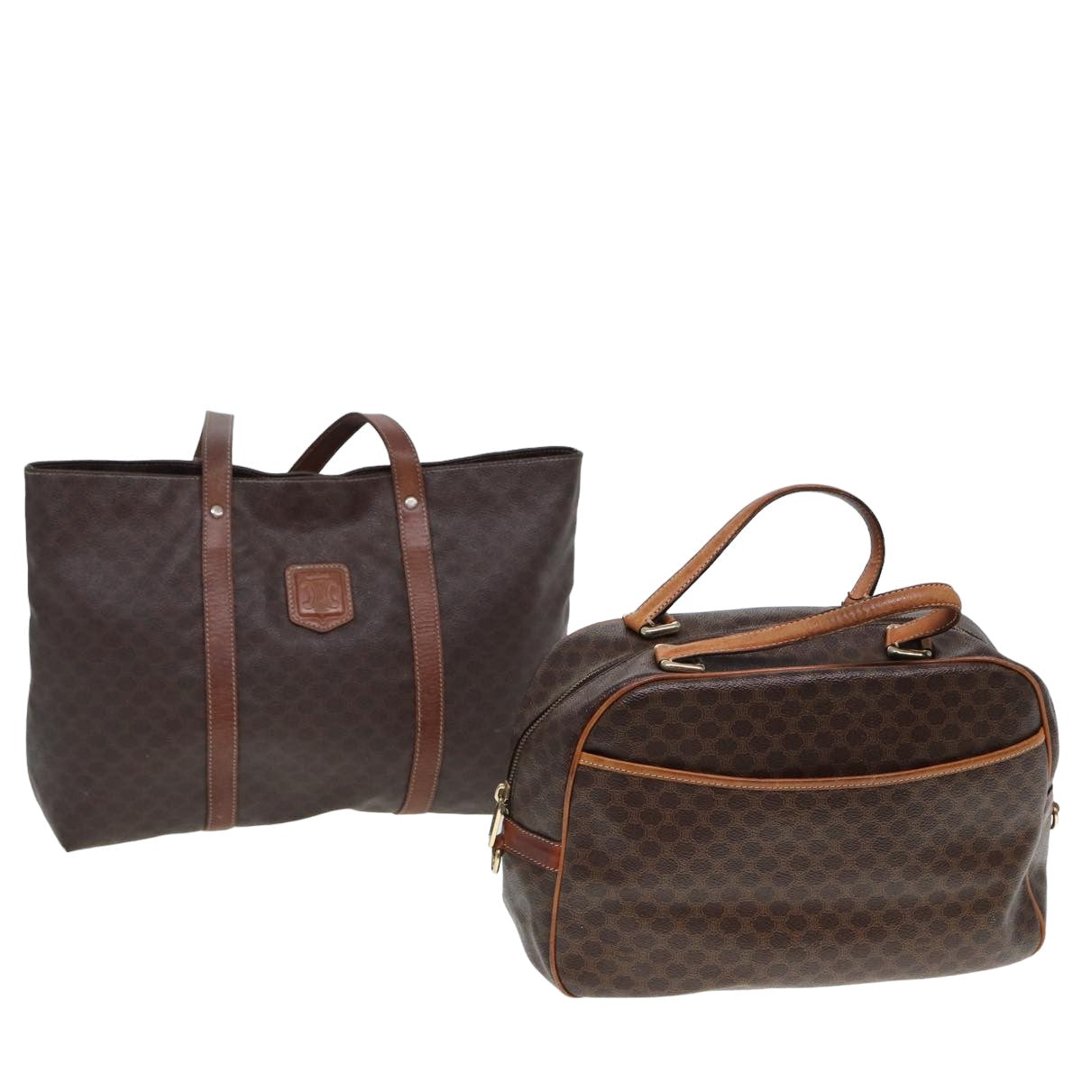 Luxury Macadam Shoulder Bag Pvc Set Leather Canvas