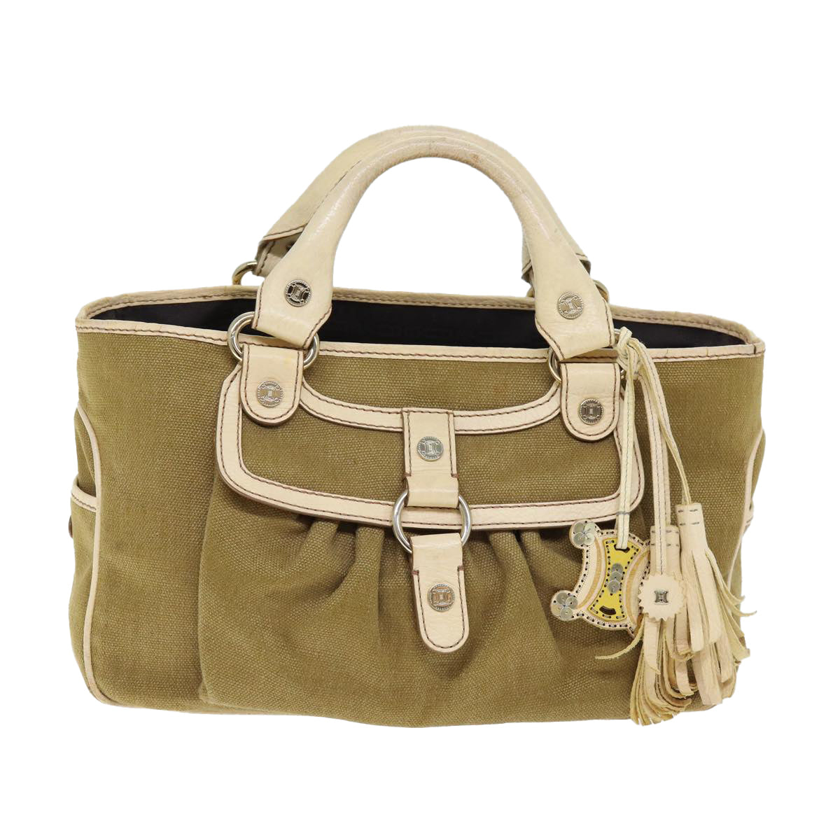 Luxury Boogie Bag Hand Bag Canvas Brown Travel Bag