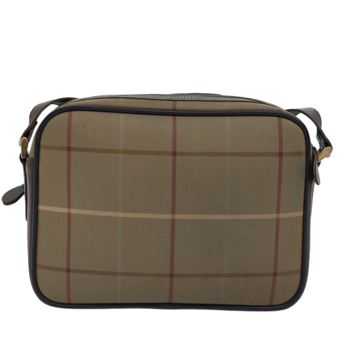 Burberry Luxury ss Nova Check Shoulder Bag Auth Yk12717 Canvas Beige