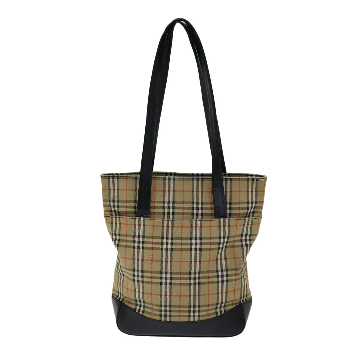 Burberry Luxury Nova Check Tote Bag Auth Yk12758 Canvas Beige