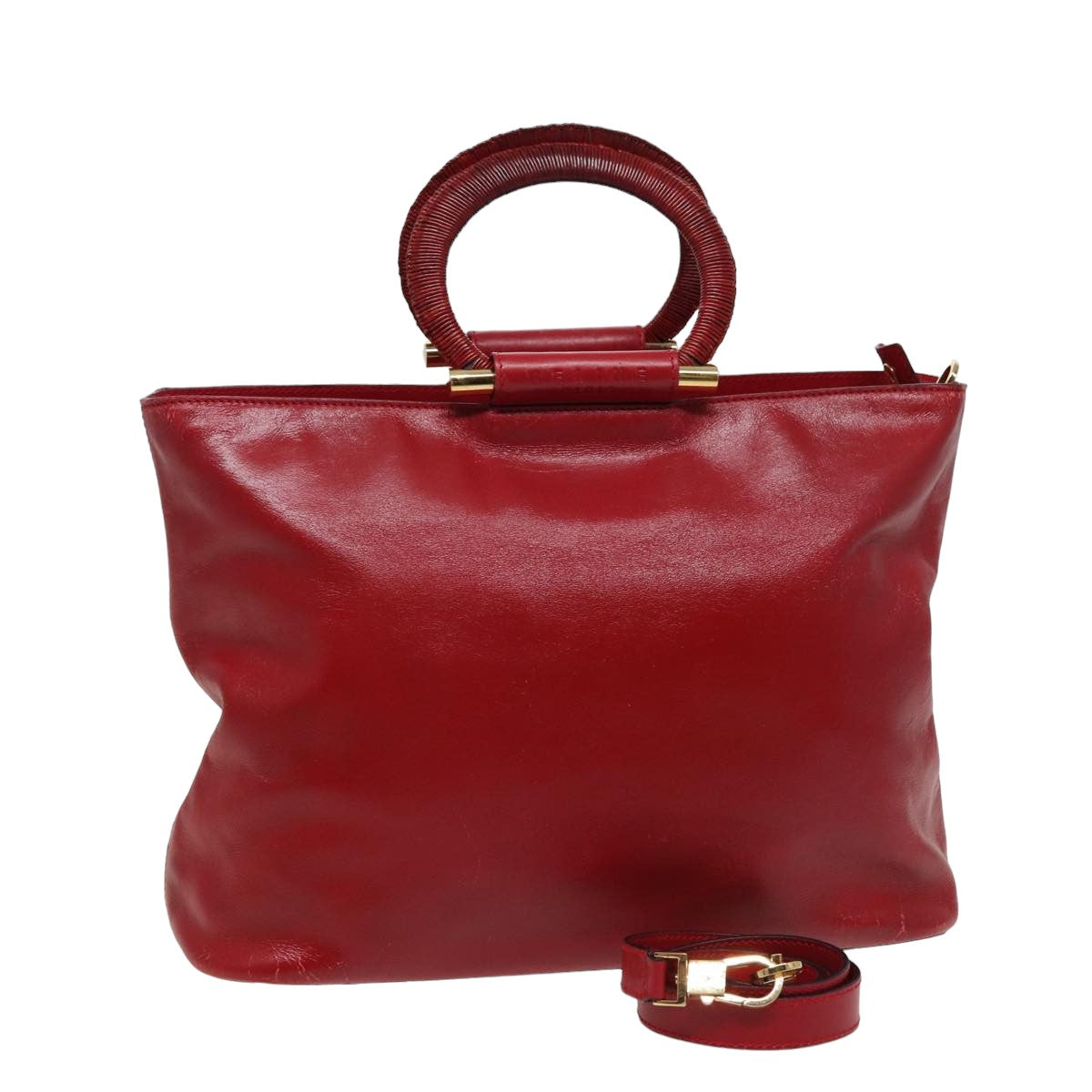 Luxury Hand Bag Way Leather Red Travel Bag