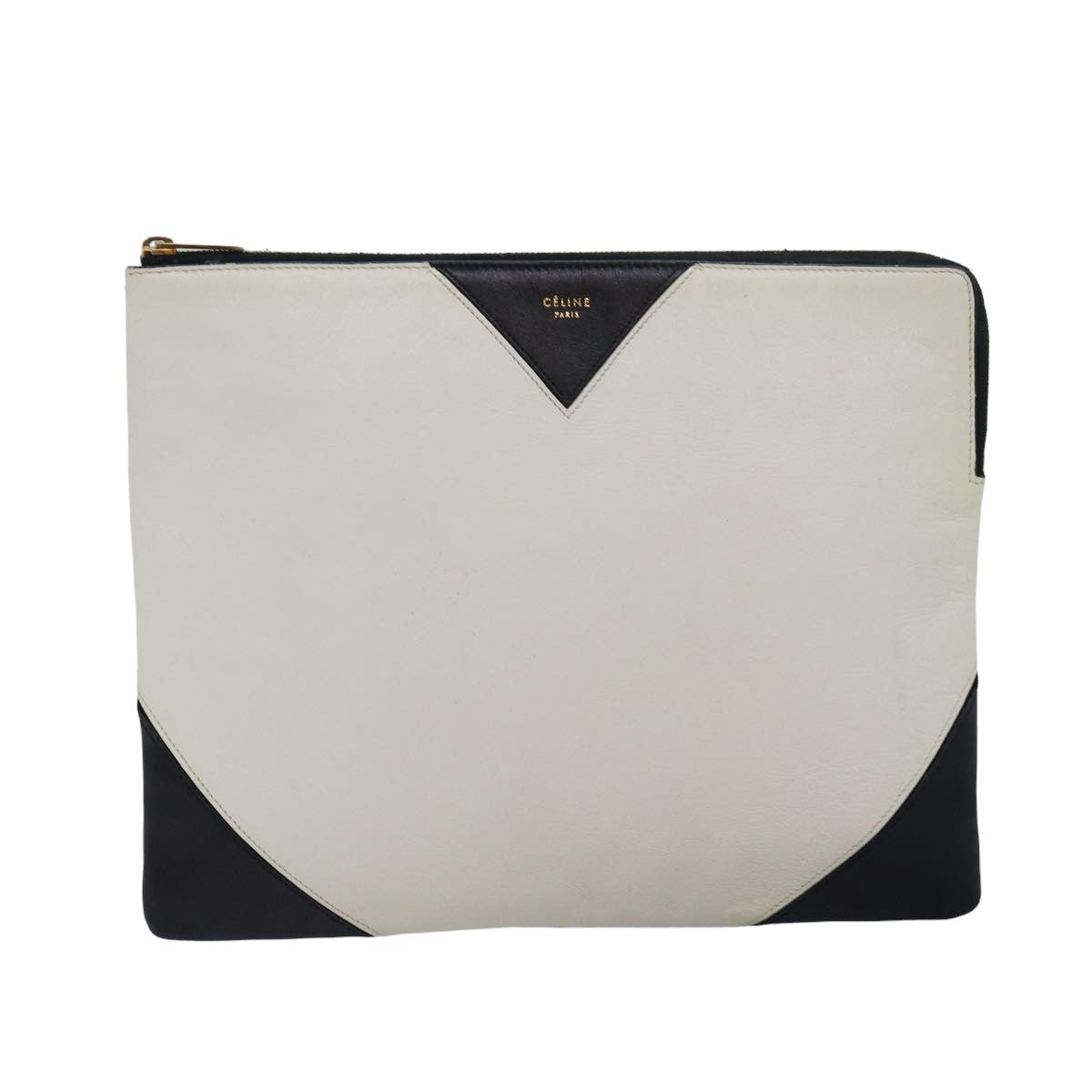 Luxury Clutch Bag Whe Leather Black