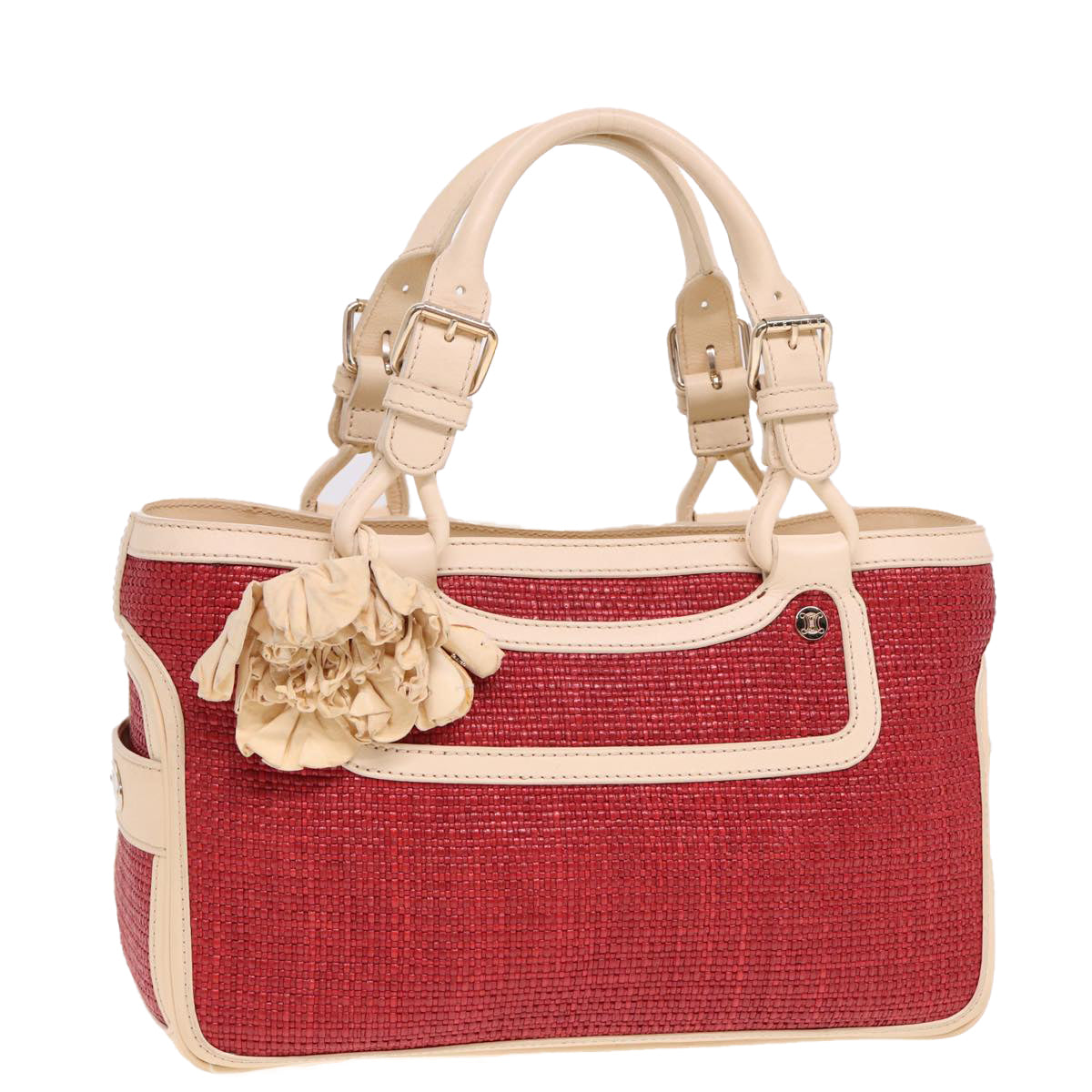 Luxury Boogie Bag Hand Bag Straw Red Travel Bag