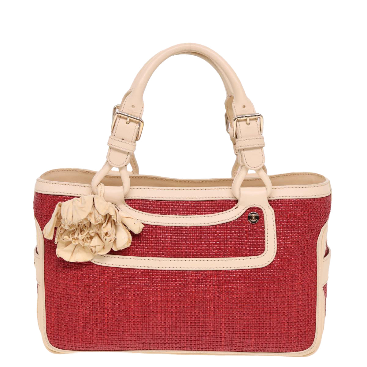 Luxury Boogie Bag Hand Bag Straw Red Travel Bag