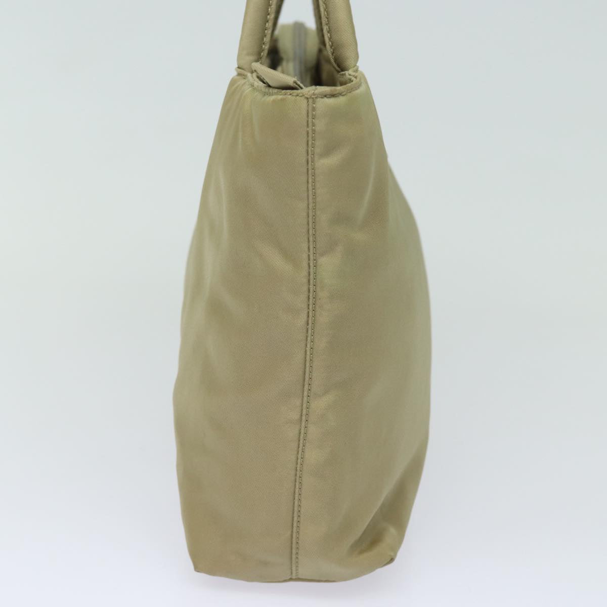 Prada Hand Bag Auth Nylon Beige Travel Bag Beige Auth Yk13122