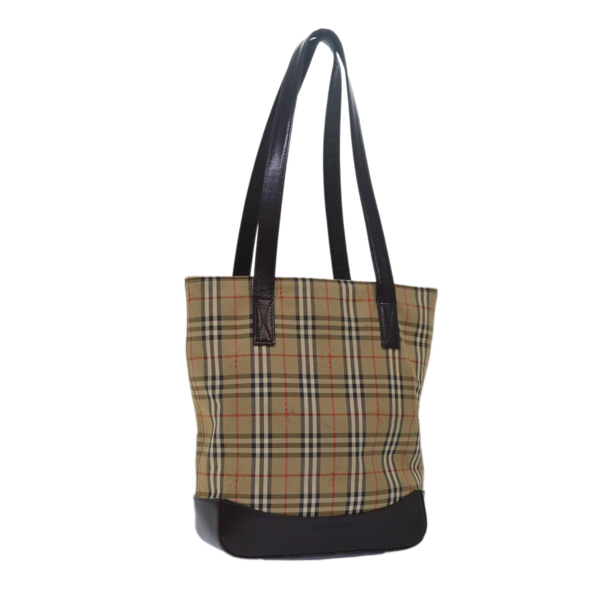 Burberry Luxury Nova Check Tote Bag Auth Yk13193 Canvas Beige