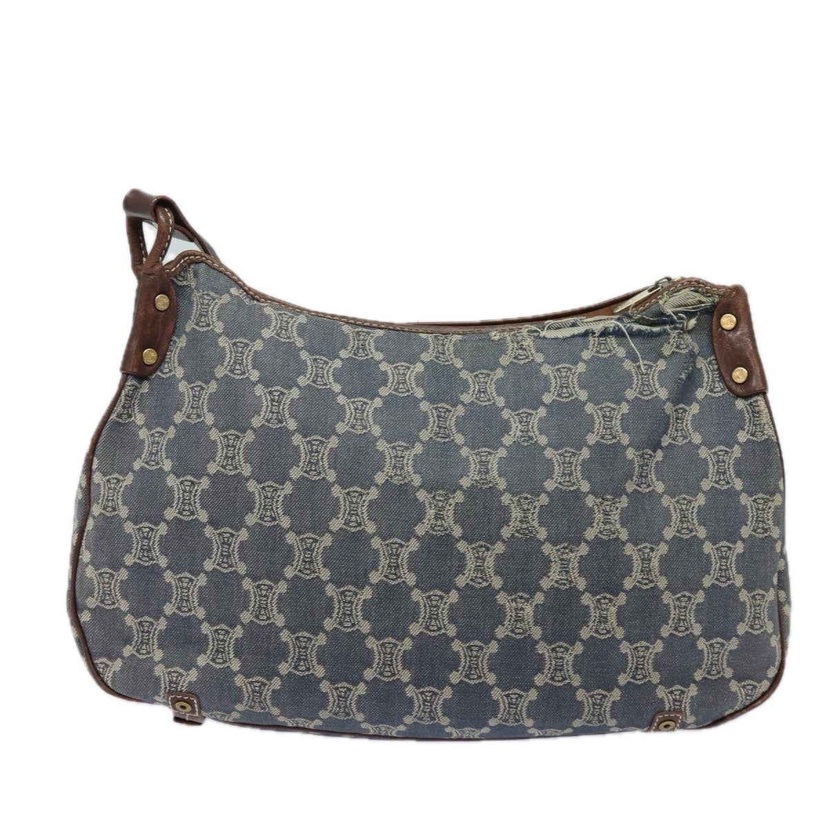 Luxury Paris Macadam Shoulder Bag Denim Blue
