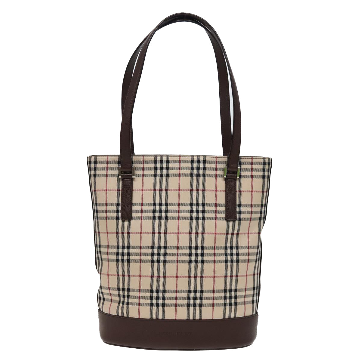 Burberry Luxury Nova Check Tote Bag Auth Yk13282 Canvas Beige