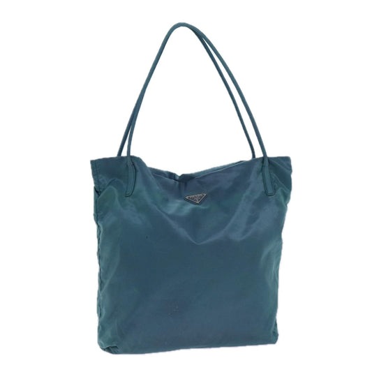 Prada Tote Bag Auth Nylon Blue