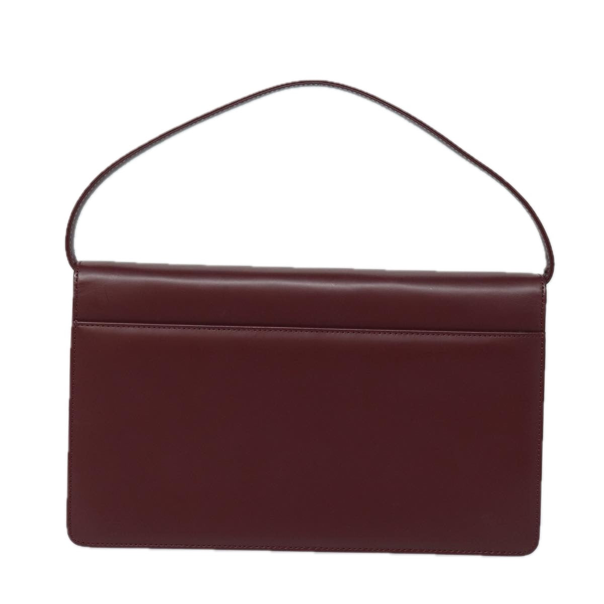 Burberry Luxury Nova Check Hand Bag Auth Yk13546 Leather Red Travel Bag