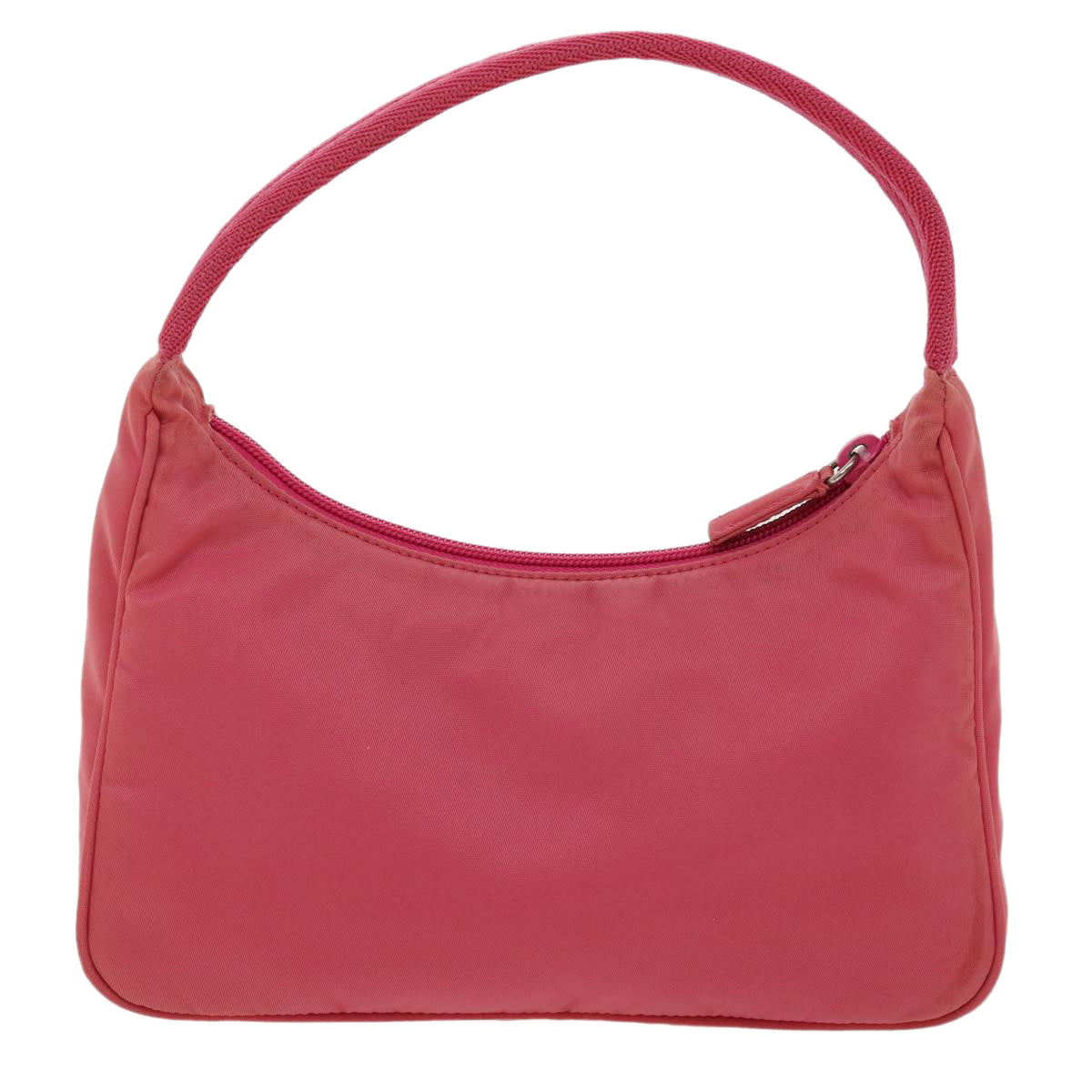 Prada Hand Bag Auth Nylon Pink Travel Bag