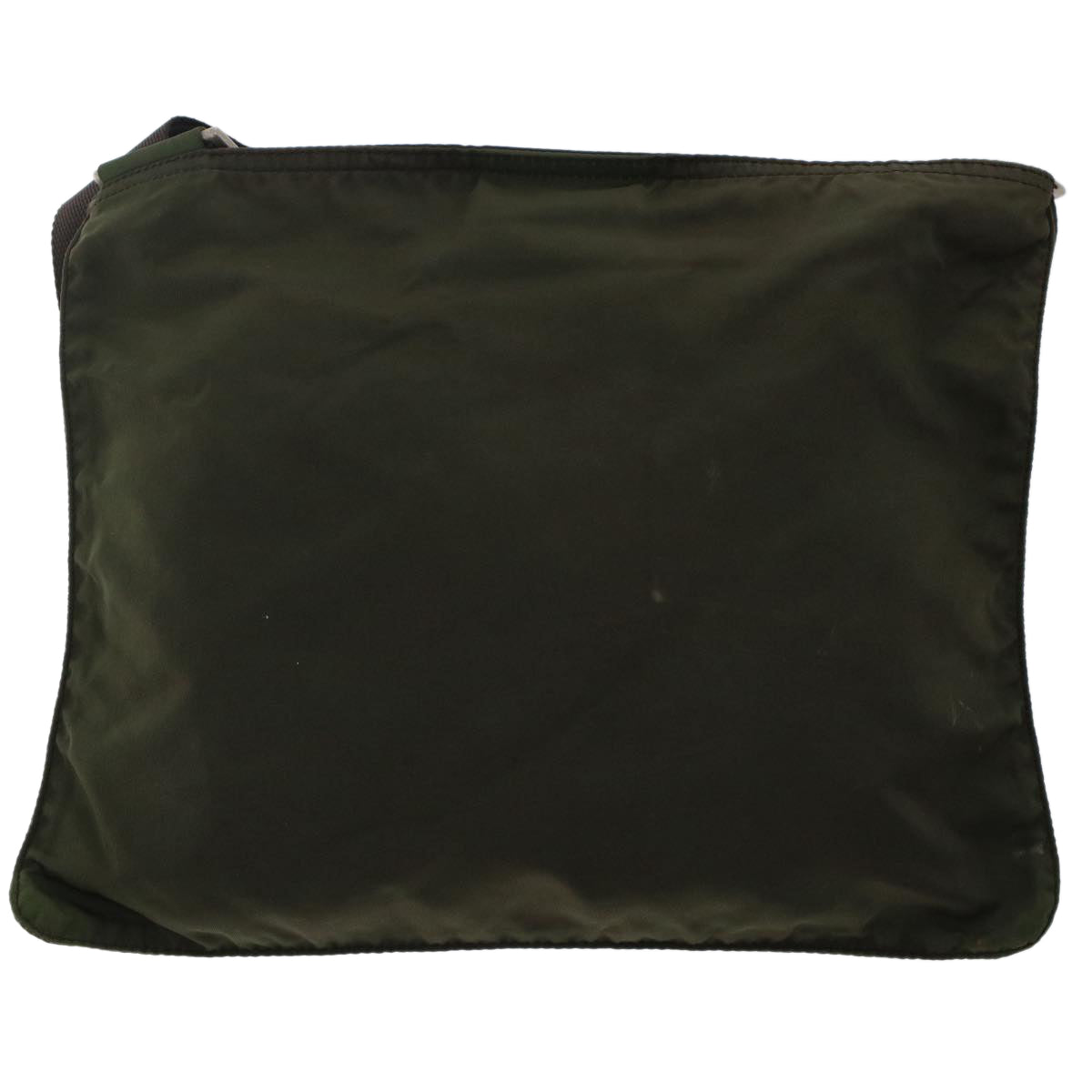 Prada Shoulder Bag Khaki Nylon Nylon Khaki Yk7822B
