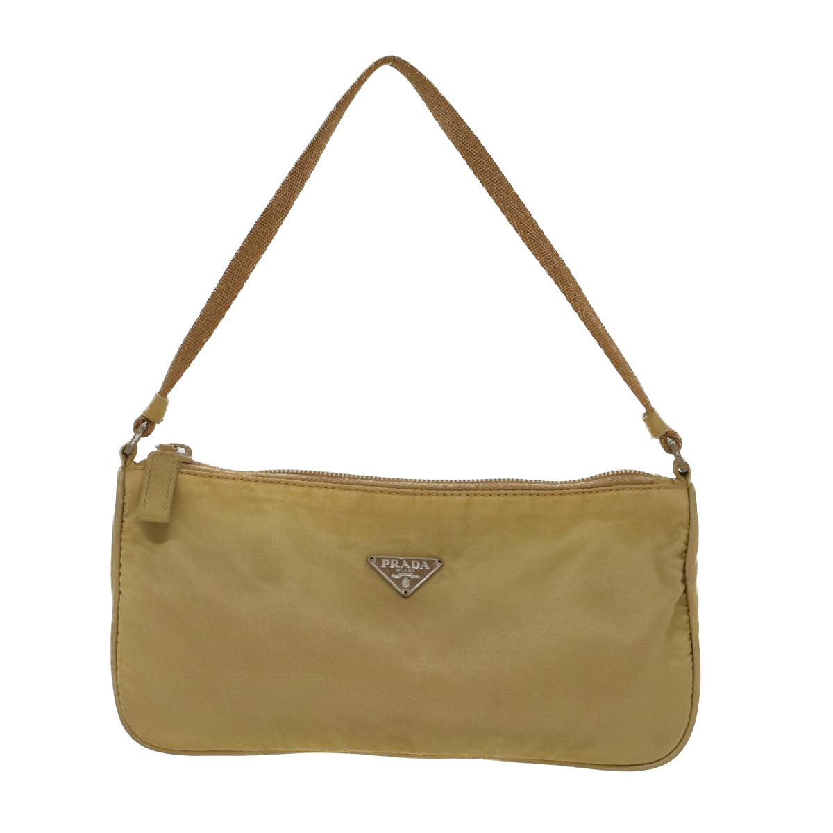 Prada Accessory Pouch Luxury Handbag Nylon Beige Clutch Bag Nylon Beige Yk7985