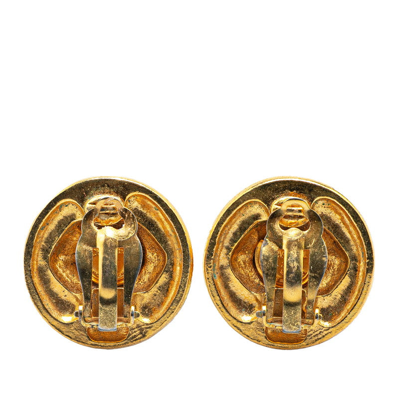 Chanel Gold Plated Earrings Jewelry