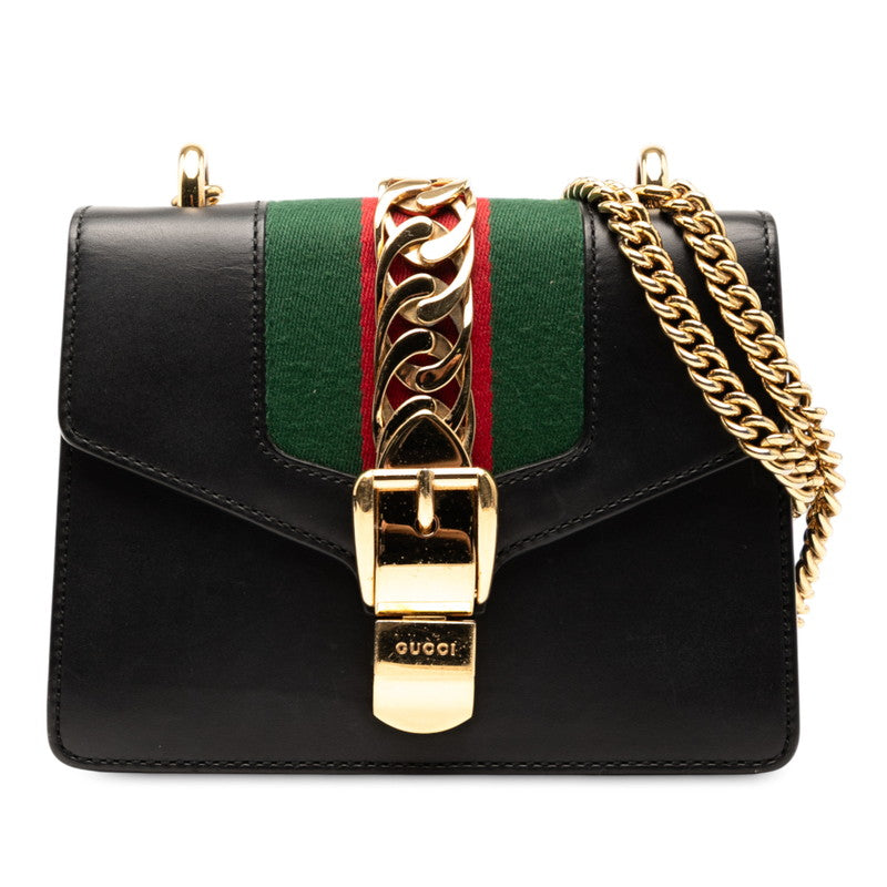 Gucci Sylvie Shoulder Bag Leather Bag 11