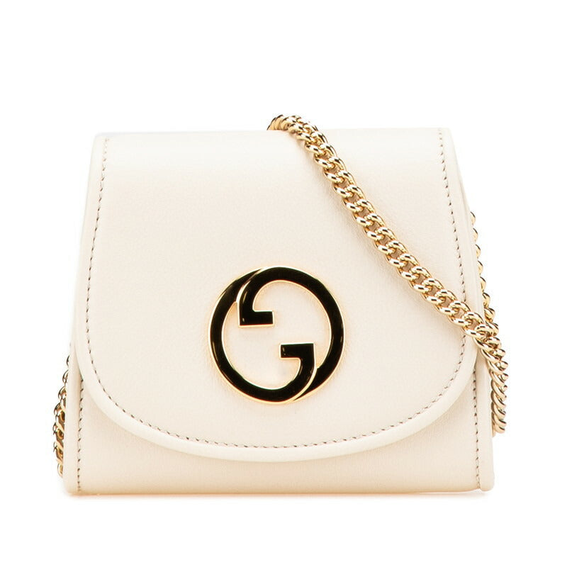 Gucci Blondie Shoulder Bag Leather Chain