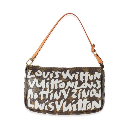 Louis Vuitton Graffiti Pochette Accessories Monogram Canvas Clutch Bag