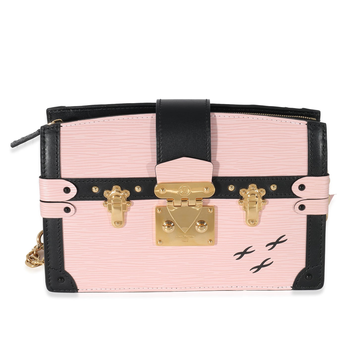 Louis Vuitton Rose Ballerine Epi Trunk Leather Shoulder Bag