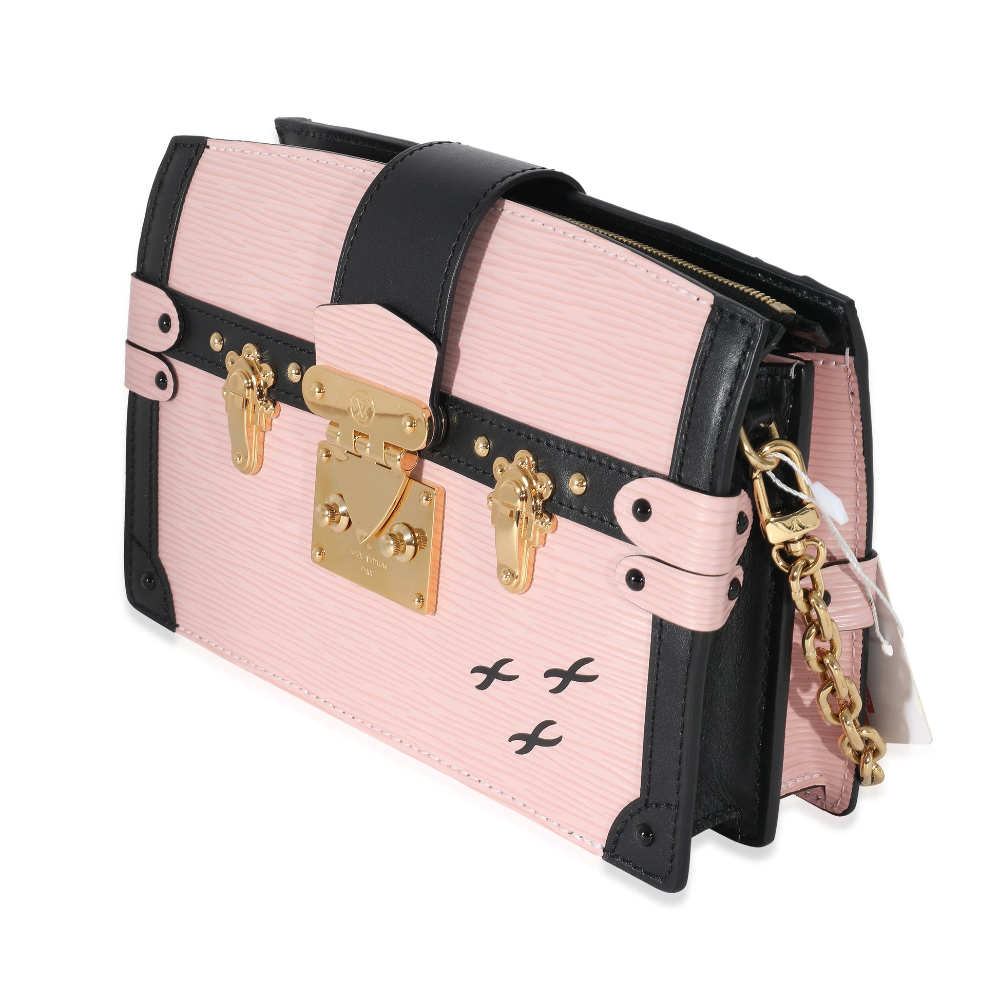 Louis Vuitton Rose Ballerine Epi Trunk Leather Shoulder Bag