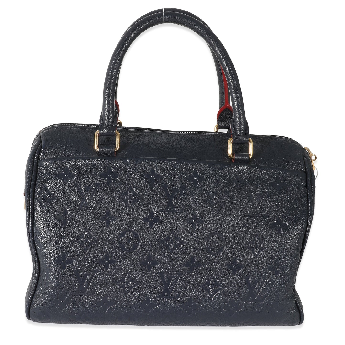 Louis Vuitton Marine Rouge Empreinte Speedy Bandoulière Monogram Handbag