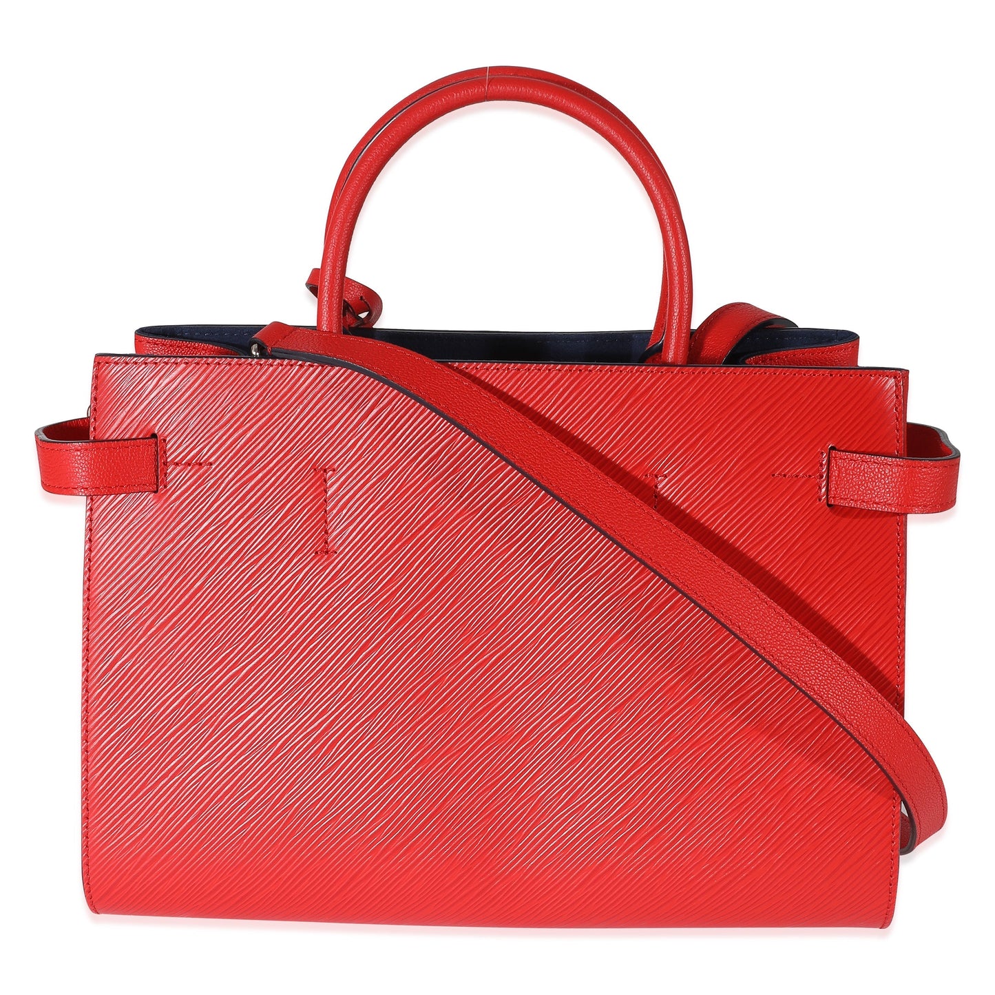 Louis Vuitton Epi Twisted Leather Red Tote Bag