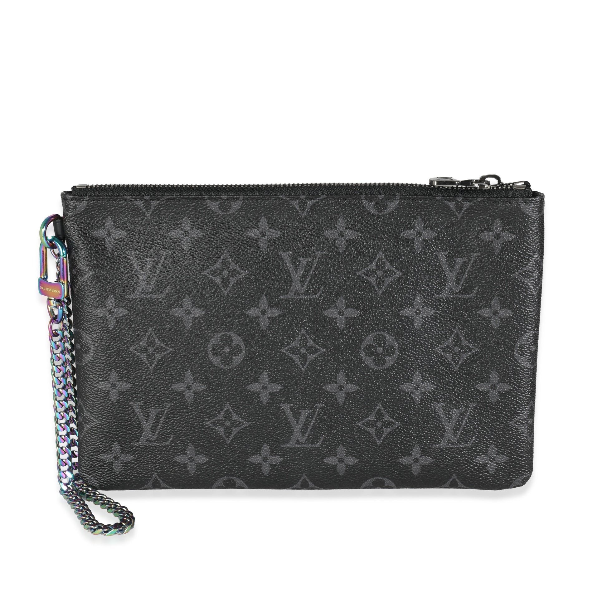 Louis Vuitton Eclipse Fragment Design Ipad Pouch Monogram Canvas Handbag
